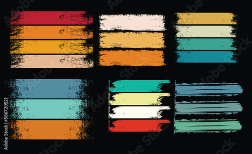 sunset vintage retro graphic