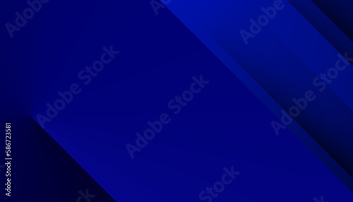 Blue color abstract background for design. Dark blue background concept with empty space for text. Wallpaper geometric shapes  triangles  squares  rectangles  lines  stripes. futuristic. 3d effect.
