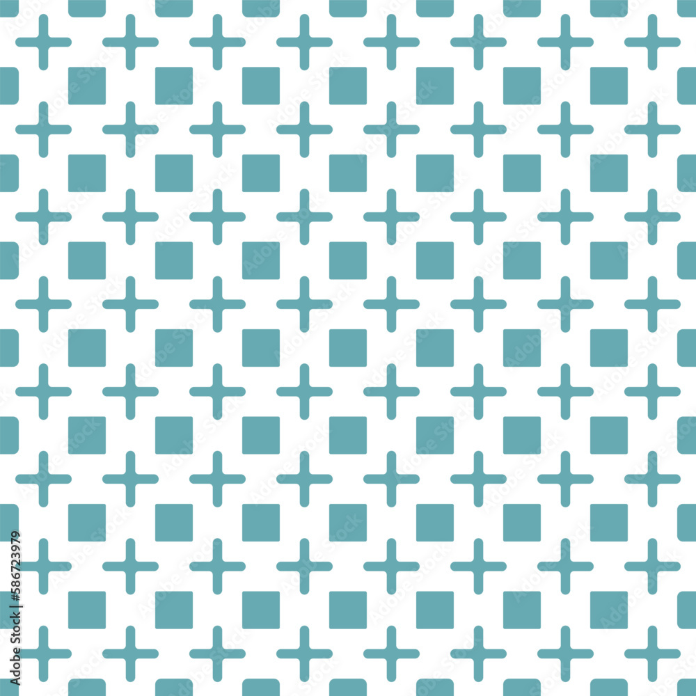 Blue Square Grid Seamless Vector Repeat Pattern Blue Square Grid Seamless Vector Repeat Pattern