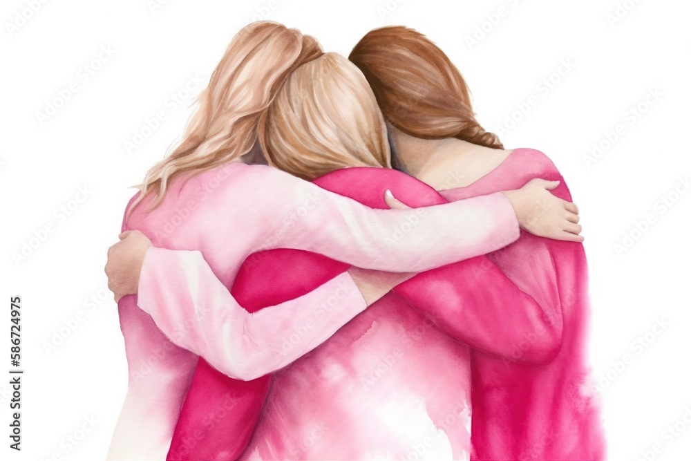 two women hugging each other with their arms wrapped around each other and their arms wrapped around each other and their arms wrapped around each other. generative ai two women hugging each other with their arms wrapped around each other and their arms wrapped around each other and their arms wrapped around each other. generative ai