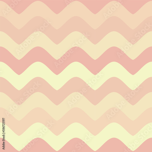 Pink Wave Chevron Seamless Vector Repeat Pattern