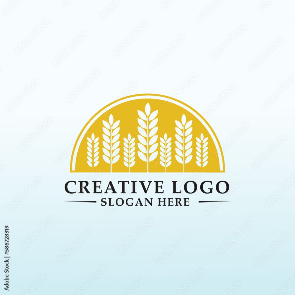 custom combining services logo, target audience Farmers