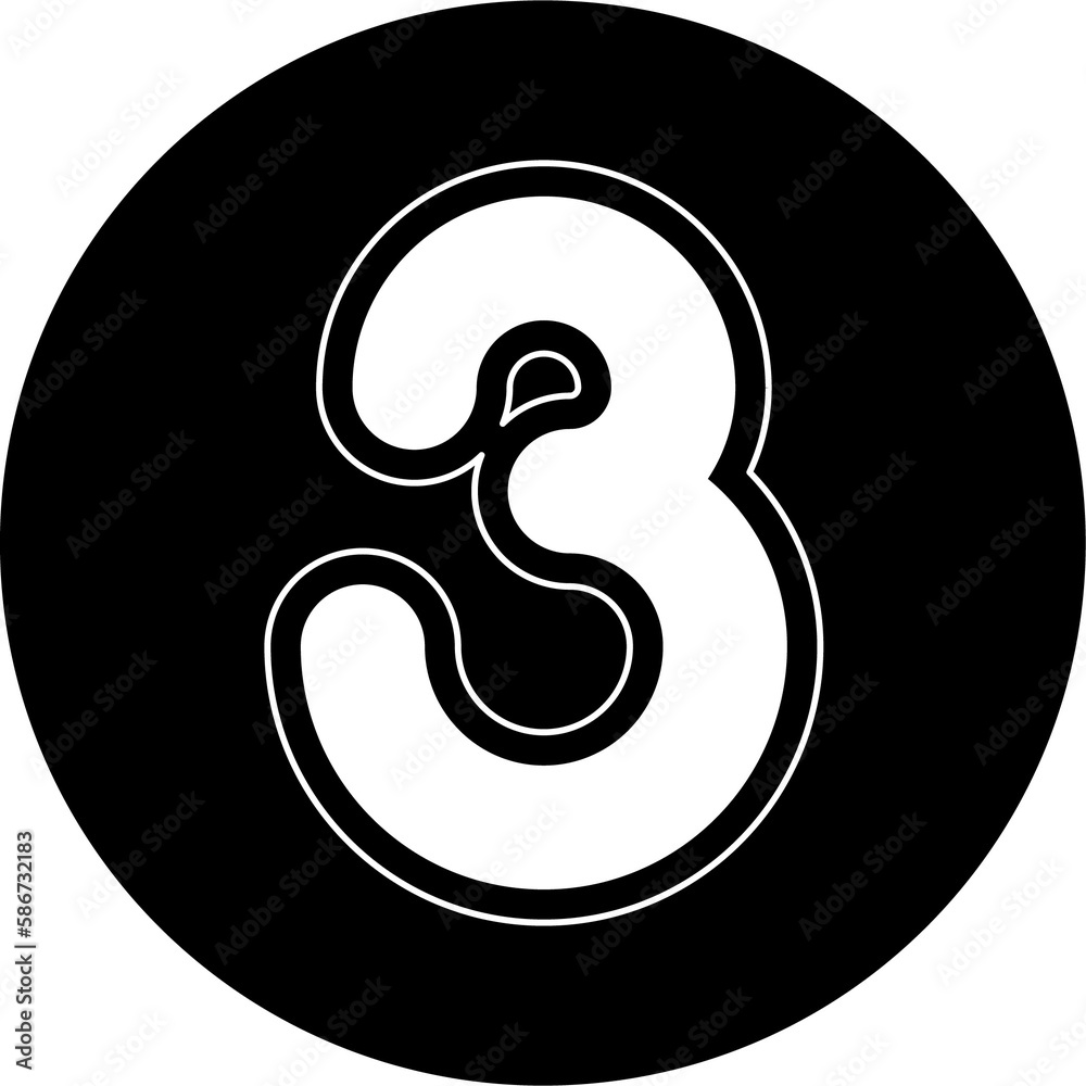 Obraz premium number