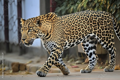 Indian Leopard sighting in residential areas, Generation AI