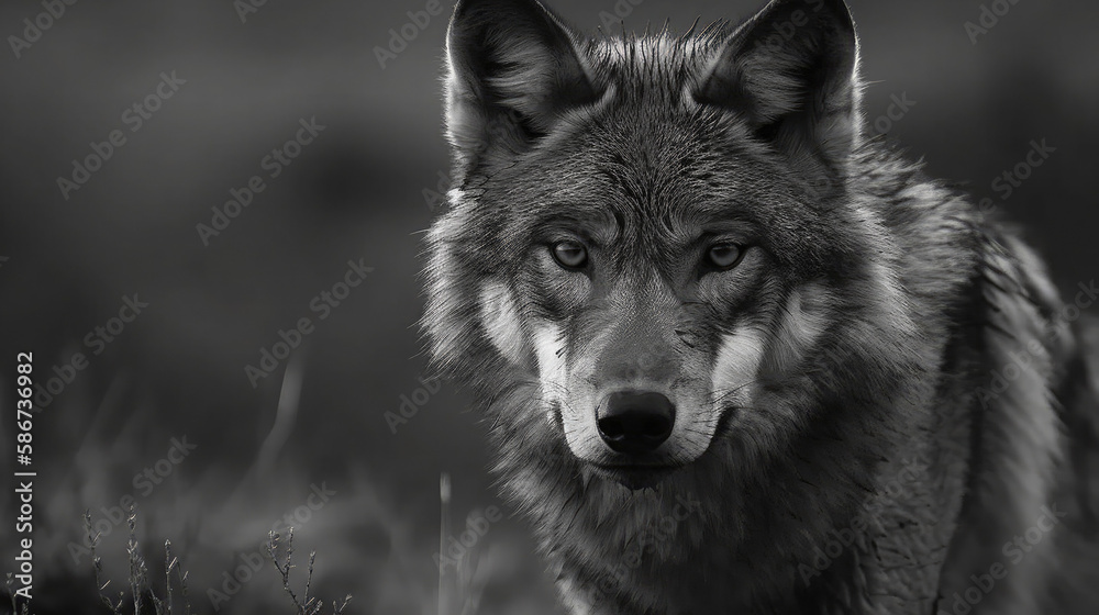 Fototapeta premium Portrait of a wolf