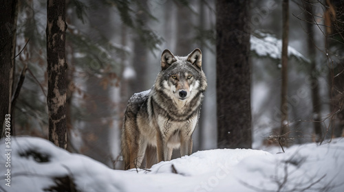 Portrait of a wolf