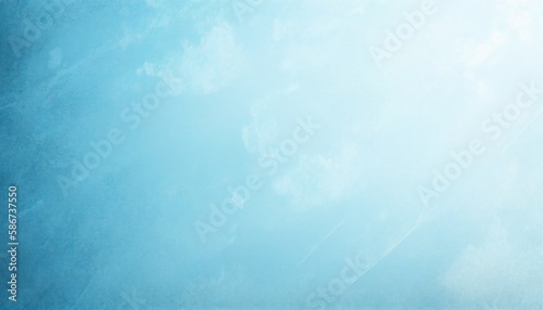 Abstract light blue particle painting background texture, sky cloud backdrop photo