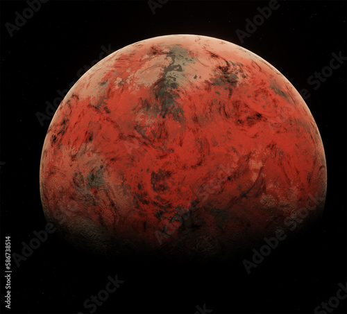Planet, space, 3d illustration, 3d rendering	