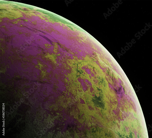 Planet, space, 3d illustration, 3d rendering	