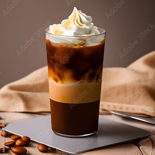 chocolate with whipped cream