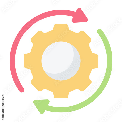 Management Flat Icon