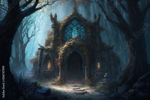 Deep in the Sacred Woods: The Ancient Monastery of Magic Generative AI