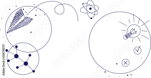Background for school, school theme, inscription in a notebook, ink drawing, training, lessons, time to study, school doodles	