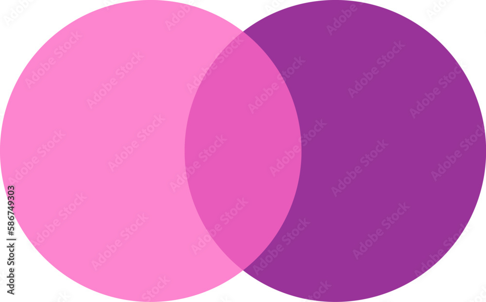 2 pink and purple color circles background with overlap layer. For wallpaper, cover, banner, poster and placard. Abstract flat background for business card and flyer template, vector illustration 2 pink and purple color circles background with overlap layer. For wallpaper, cover, banner, poster and placard. Abstract flat background for business card and flyer template, vector illustration