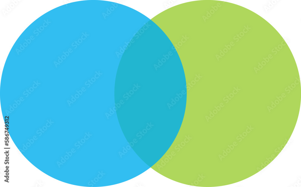 2 blue and green color circles background with overlap layer. For wallpaper, cover, banner, poster and placard. Abstract flat background for business card and flyer template, vector illustration 2 blue and green color circles background with overlap layer. For wallpaper, cover, banner, poster and placard. Abstract flat background for business card and flyer template, vector illustration