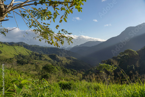 Vue des montagnes en Colombie photo