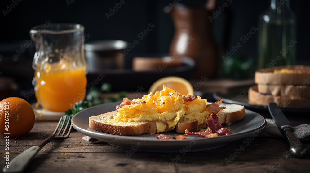 Scrambled Egg Breakfast Scrambled Egg Breakfast