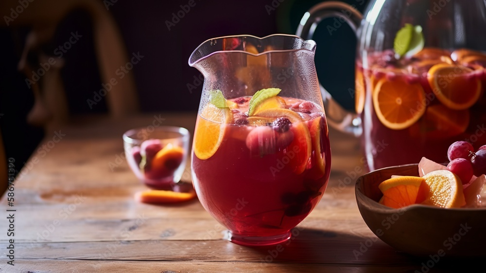 Fototapeta premium Sangria Soirée