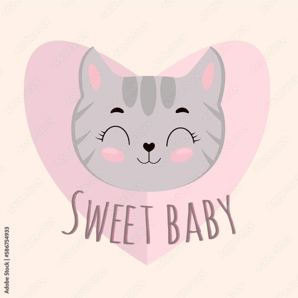 cute cat pattern vector cute cat pattern vector