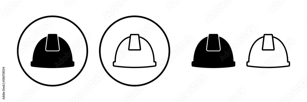 Helmet icon vector. safety helmet icon Helmet icon vector. safety helmet icon