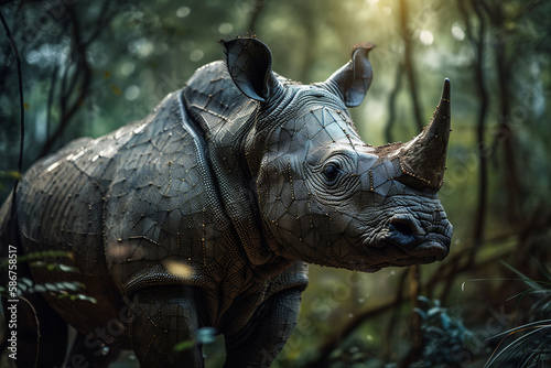 AI protect our planet s most precious and endangered species. Javan rhinoceros. Technologies working in harmony with nature  helping to preserve the balance of our planet s ecosystems. Generative AI