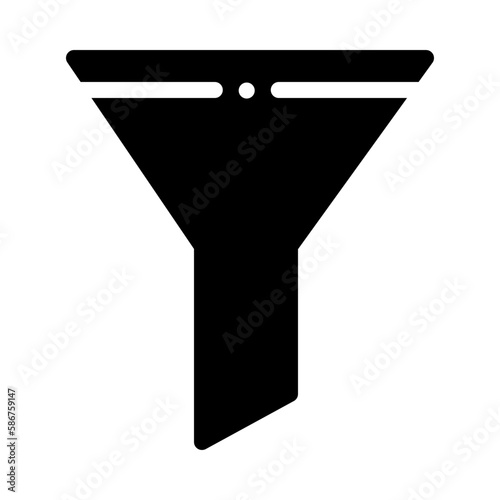 Glyph Icon Black filter,sort,filters,user interface,ui