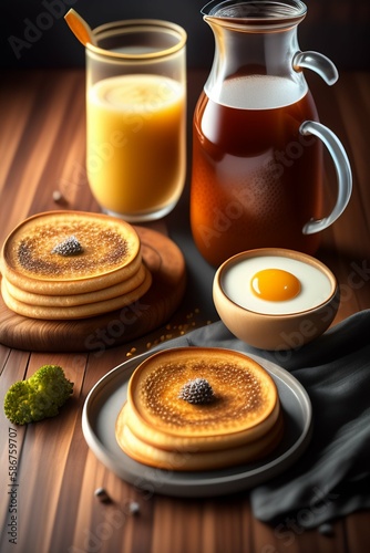 breakfast on the table