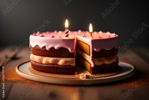 cake with candle