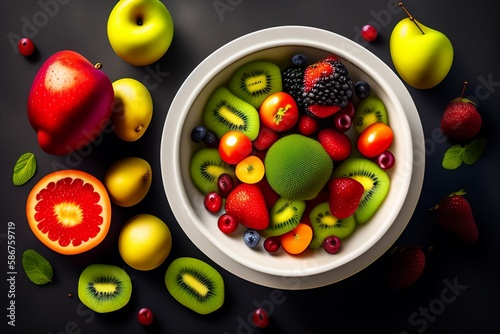 fruit in a bowl
