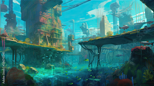Underwater City © Jayson Hawley