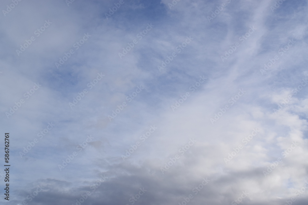 Sky background with clouds