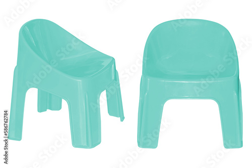 Small plastic chair. photo