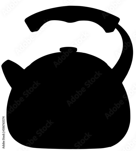 tea kettle silhouette