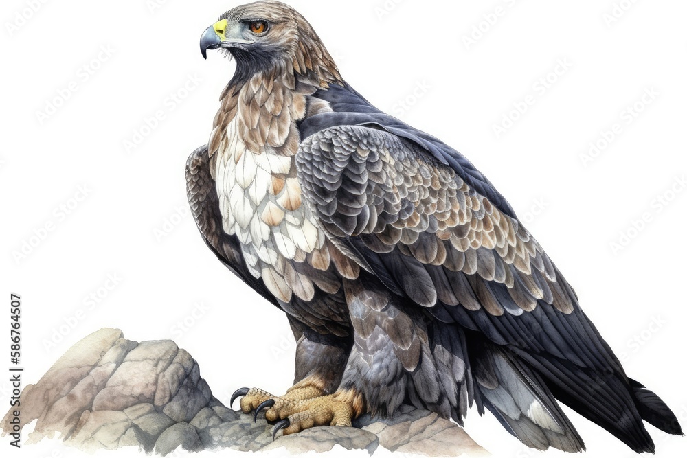 Obraz premium eagle isolated on white