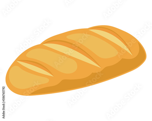 Freshly baked baguette