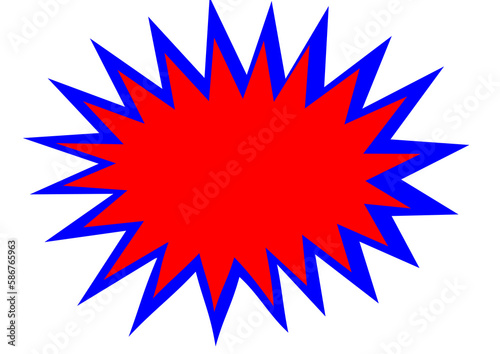 red star burst