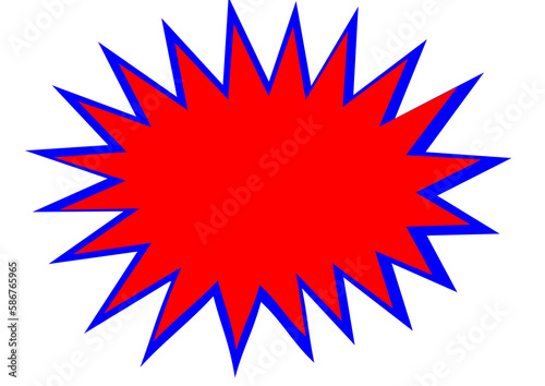 red star burst