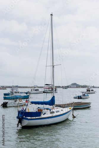 Boat in the port of Mazatlan Mexico  © Davidtarias