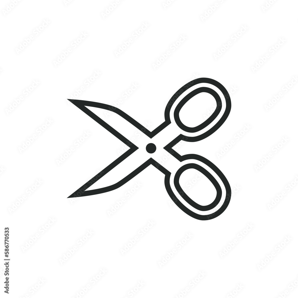Scissors icon vector. Cut. Cutting Scissors. Scissors icon vector. Cut. Cutting Scissors.