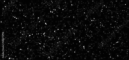
Grainy abstract texture on a black background. Snow texture. Design element.
Falling snowflakes on night sky background,Bokeh of white snow on a black background.	