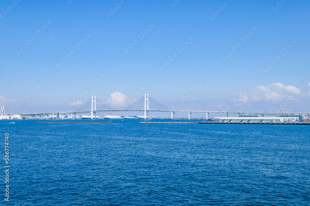 神奈川県横浜市の都市風景