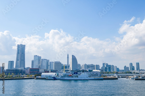 神奈川県横浜市の都市風景