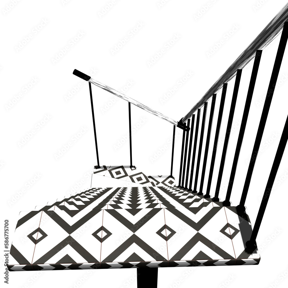 Minimalist Home Staircase Motif Model24