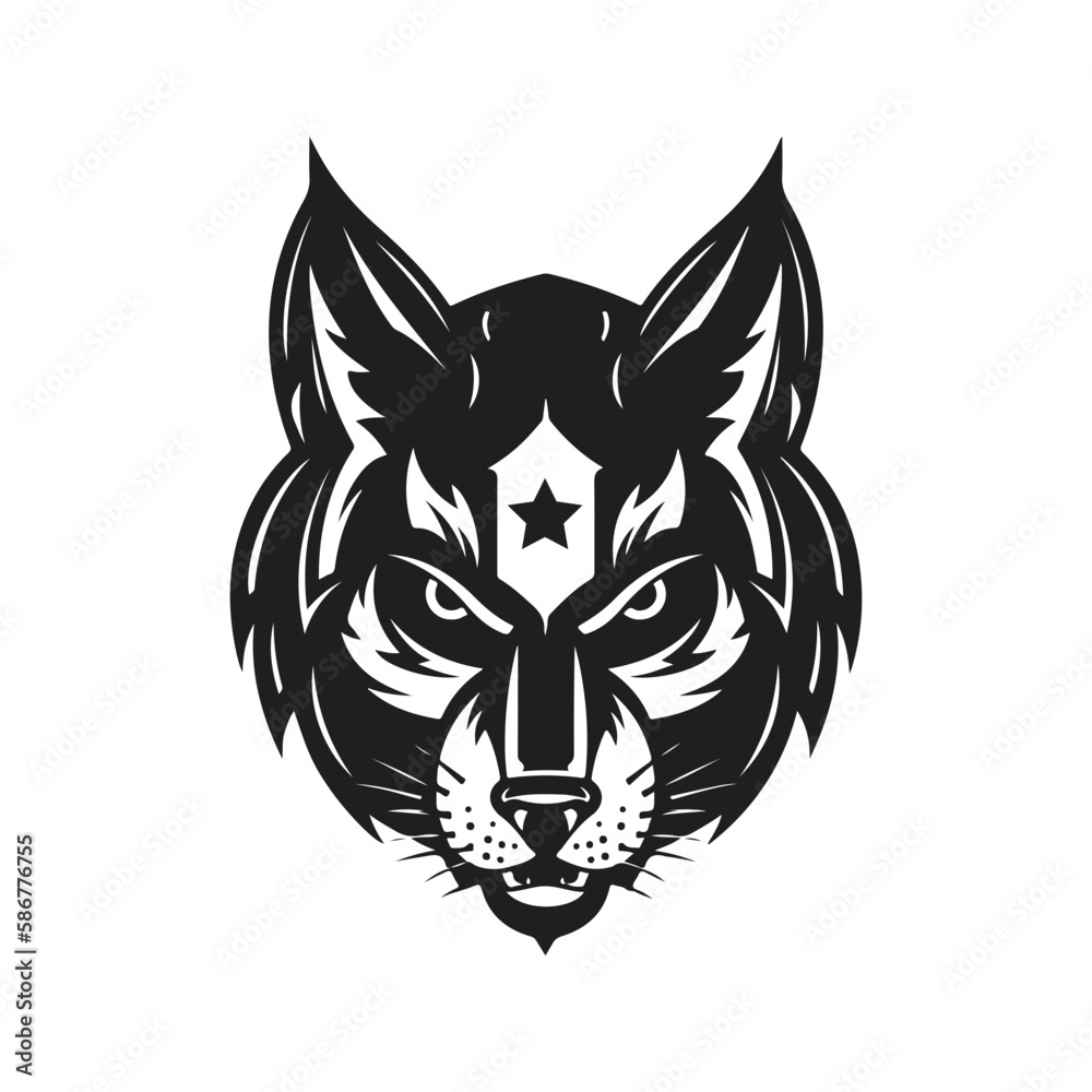 wolf, vector concept digital art, hand drawn illustration wolf, vector concept digital art, hand drawn illustration