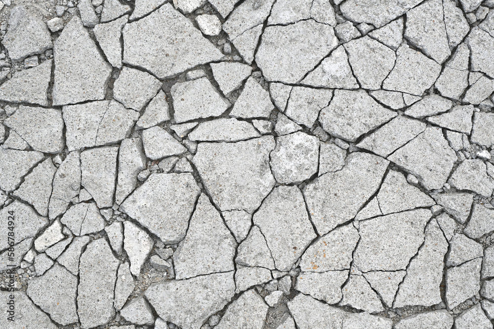 Obraz premium Cracked concrete texture background.