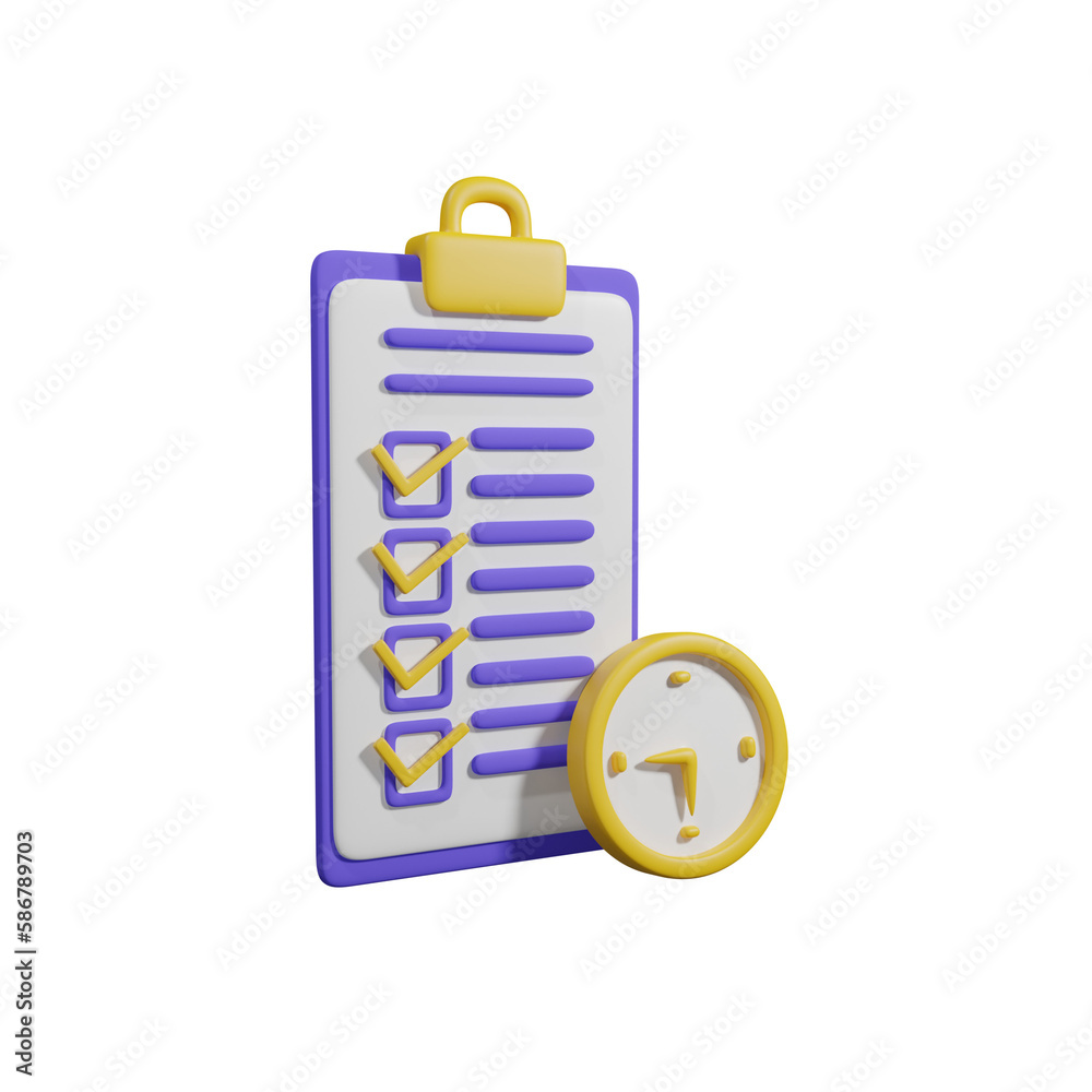 clipboard 3d illustration clipboard 3d illustration