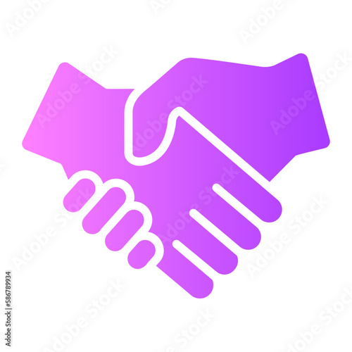 partnership gradient icon