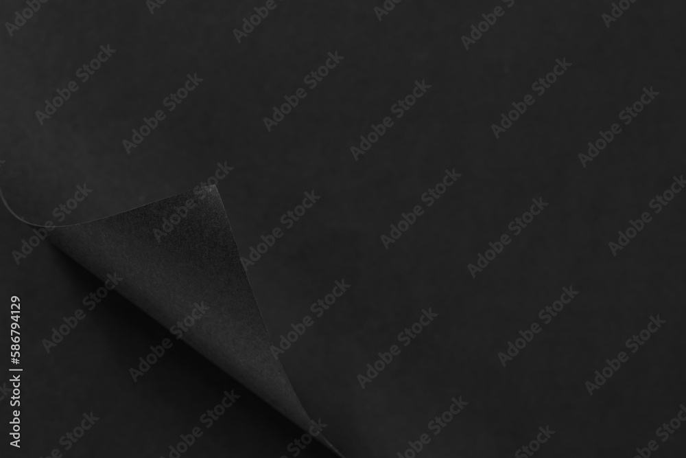 Page curl with shadow on blank sheet of paper. Page curl with shadow on blank sheet of paper.