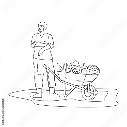 Barrow Spring 2D Outline Illustrations
