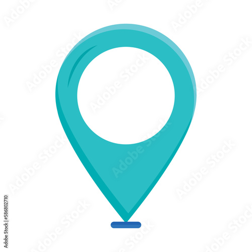 Free Download The blue circle icon points travelers in direction - GFXLoad